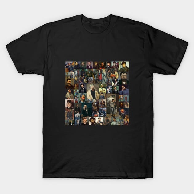 Les Hommes de Cézanne T-Shirt by phneep